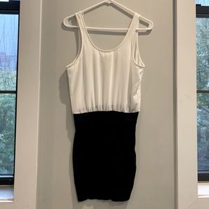 Bershka Black & White Dress size M